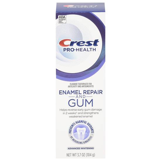 Crest Pro Health Enamel Repair & Gum Advanced Whitening Toothpaste