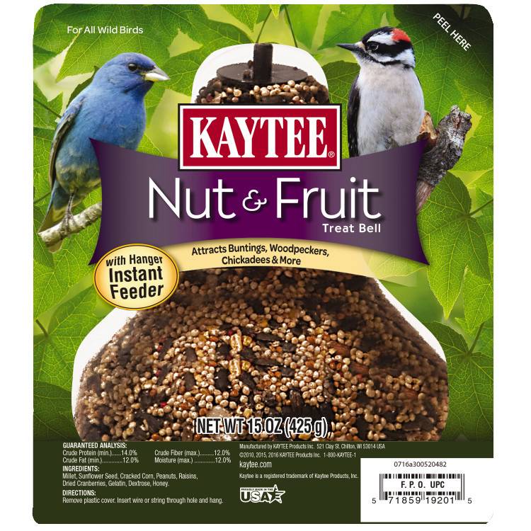 Kaytee Nut & Fruit Seed Treat Bell (15 oz)