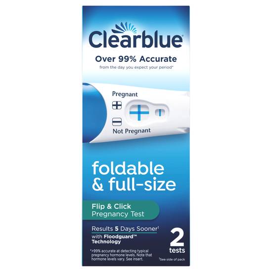 Clearblue Flip & Click Pregnancy Test (2ct)