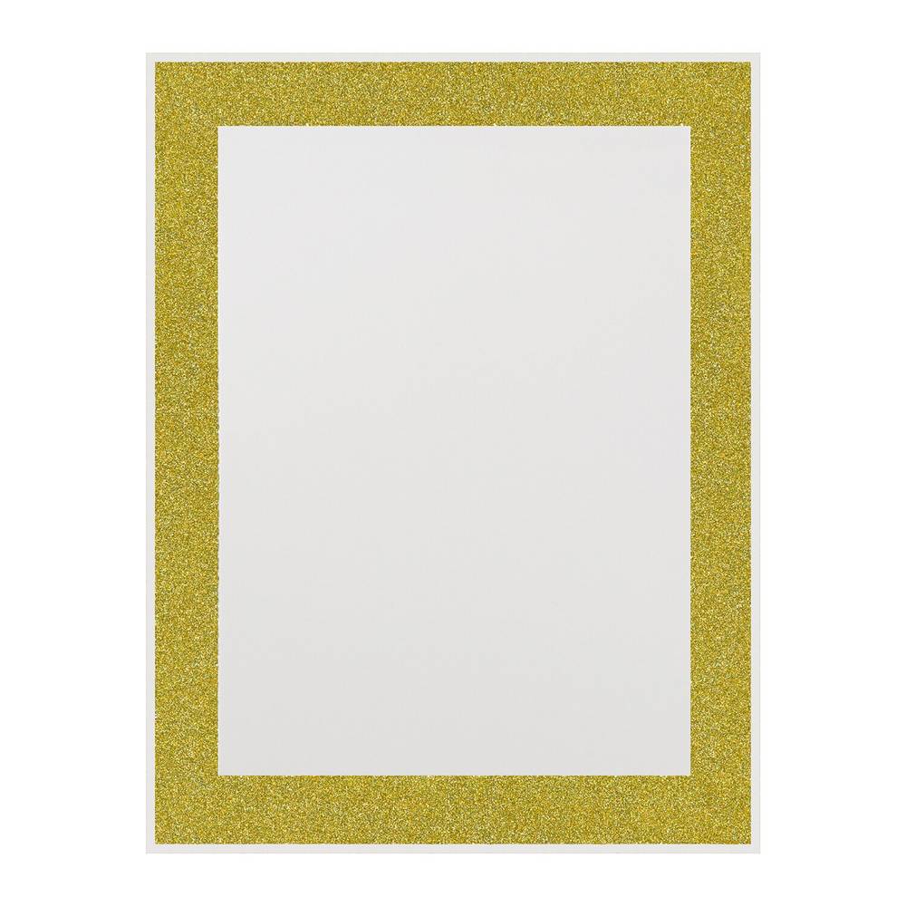 Ultra Brite Gold Glitter Glam Frame Poster Board, 22"x28"