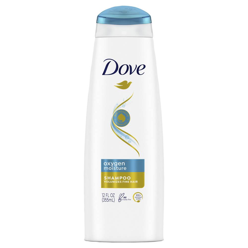 Dove Oxygen Moisture Shampoo Volumizes Fine Hair