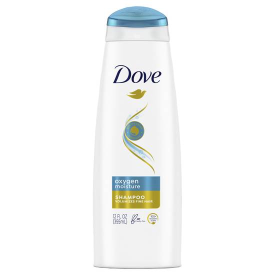 Dove Oxygen Moisture Shampoo Volumizes Fine Hair