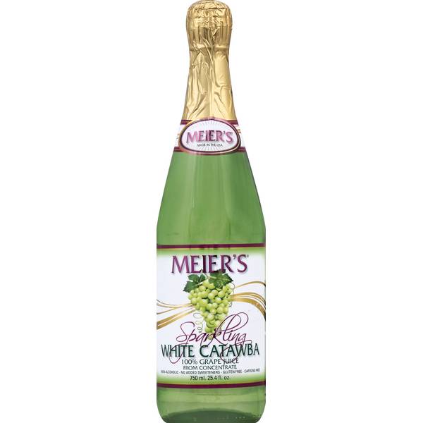 Meiers Sparkling White Grape Juice (750ml bottle)