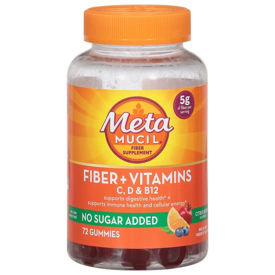Metamucil Fiber Plus Vitamins Gummies (72 ct)