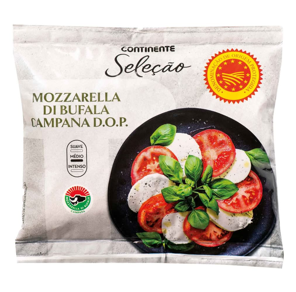 Queijo Mozzarella di Búfala Campana DOP Continente Seleção (emb. 125 gr)