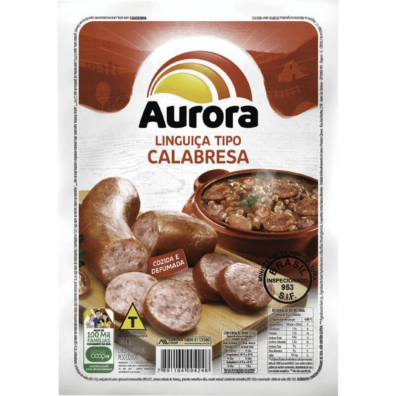 Aurora linguiça calabresa (400g)