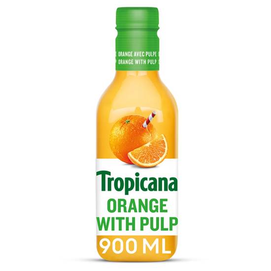 Tropicana Jus de Fruit Frais Orange avec Pulpe 90 cl