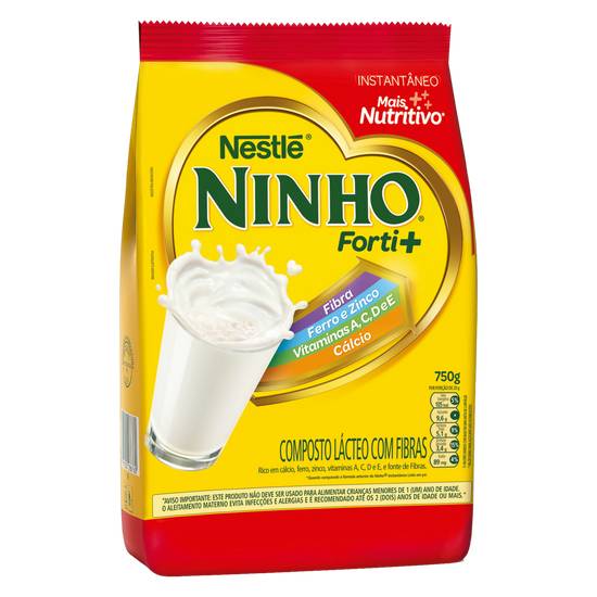 Nestlé composto lácteo com fibras ninho forti+ (750 g)