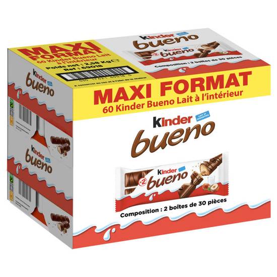 Kinder Bueno Barre Chocolat Noisette x1 43g