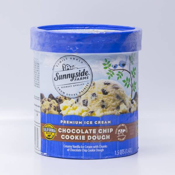 Real California Milk Premium Ice Cream (chocolate chip cookie dough)