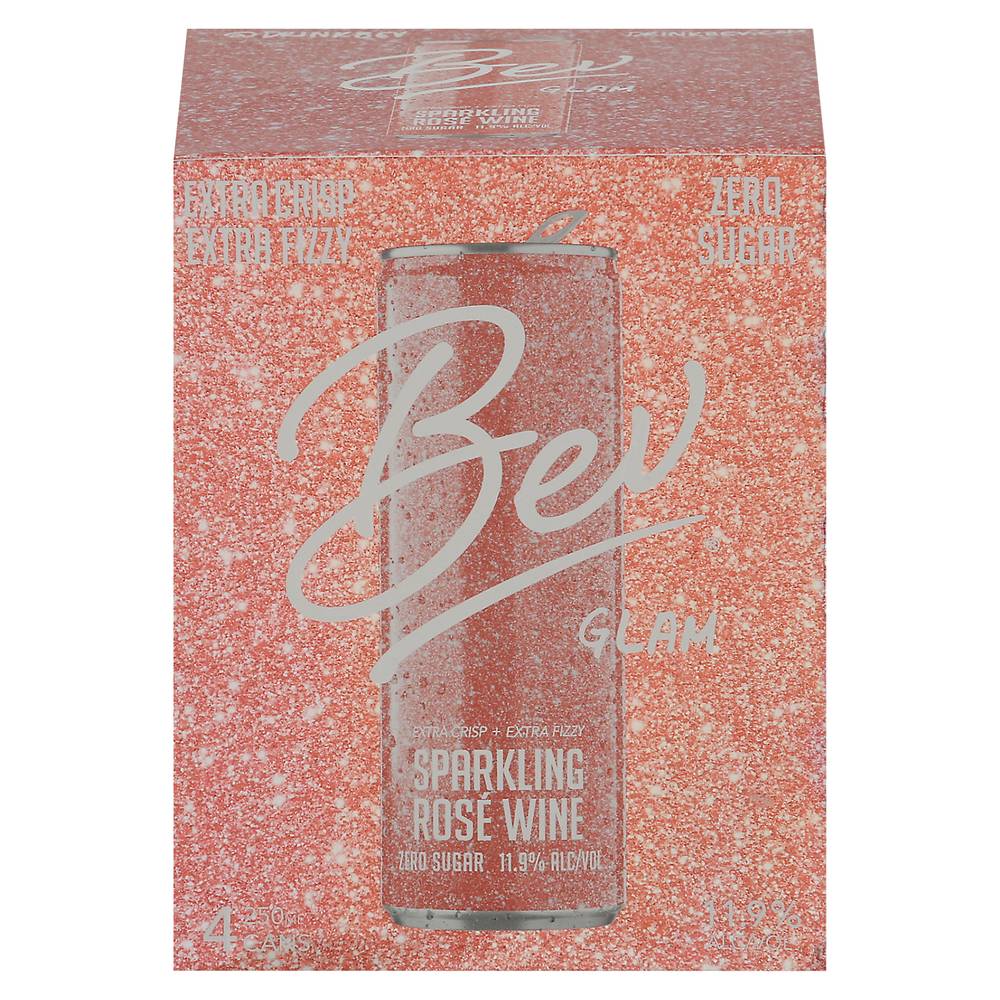 Bev Noir Sparkling Rose Wine (250 ml)