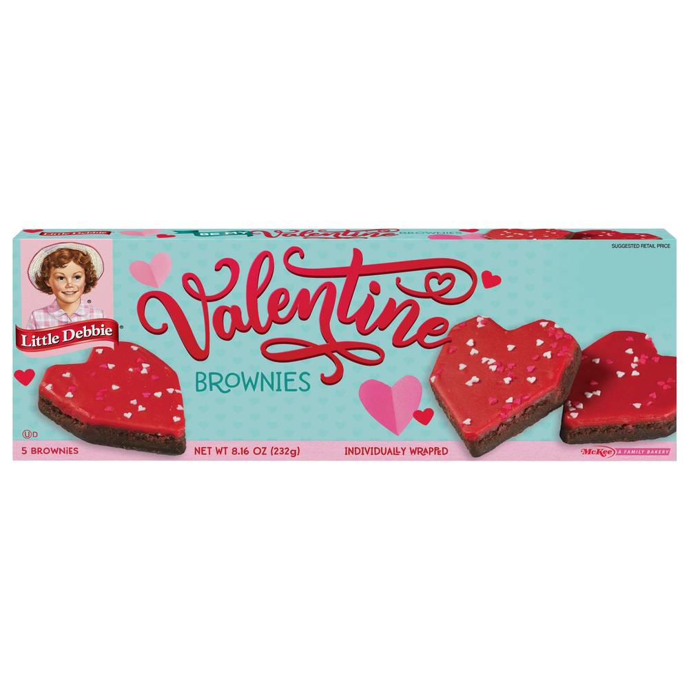 Little Debbie Be My Valentine Iced Brownies (8.2 oz)