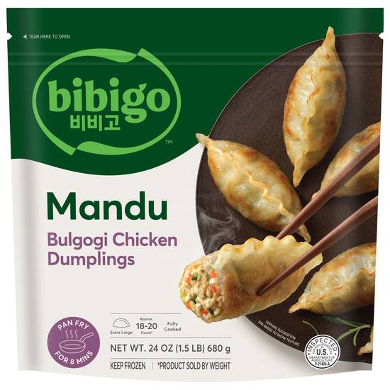 Bibigo Mandu Bulgogi Chicken Dumplings (24 oz)