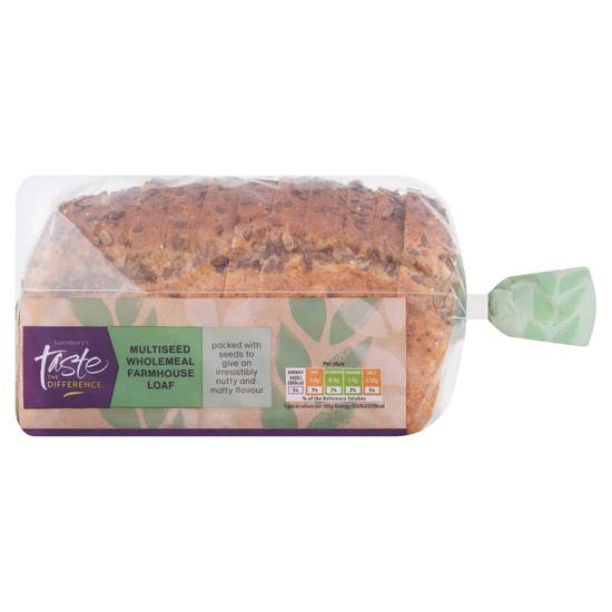 Sainsbury's Soft Multiseed Wholemeal, Taste the Difference 430g