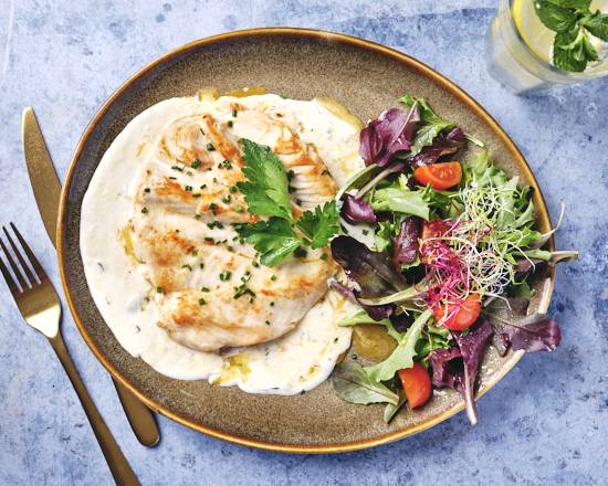 Escalope à la crème🐔