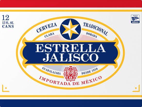 Estrella Jalisco Lager Beer (12 x 12 fl oz)