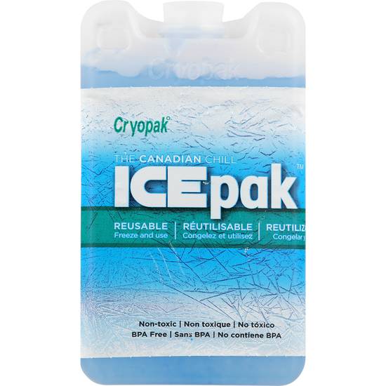 Cryopak Icepak 3" X 5" Hard Shell Reusable Ice pack