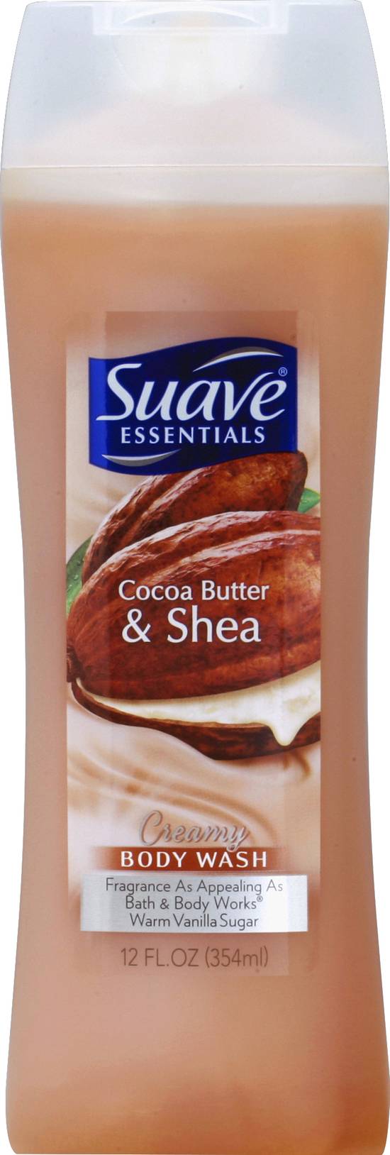 Suave Cocoa Butter & Shea Fragrance Creamy Body Wash