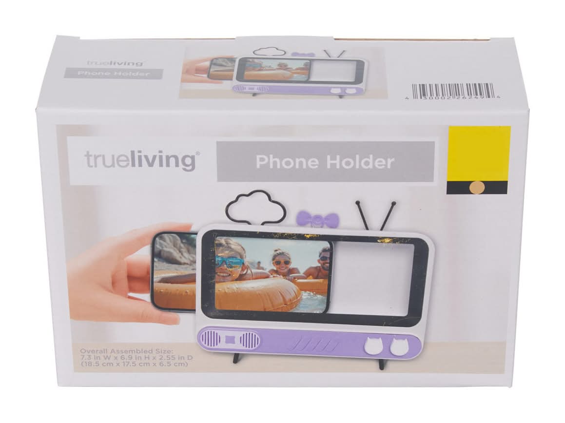 True Living Novelty Phone Holder Assorted