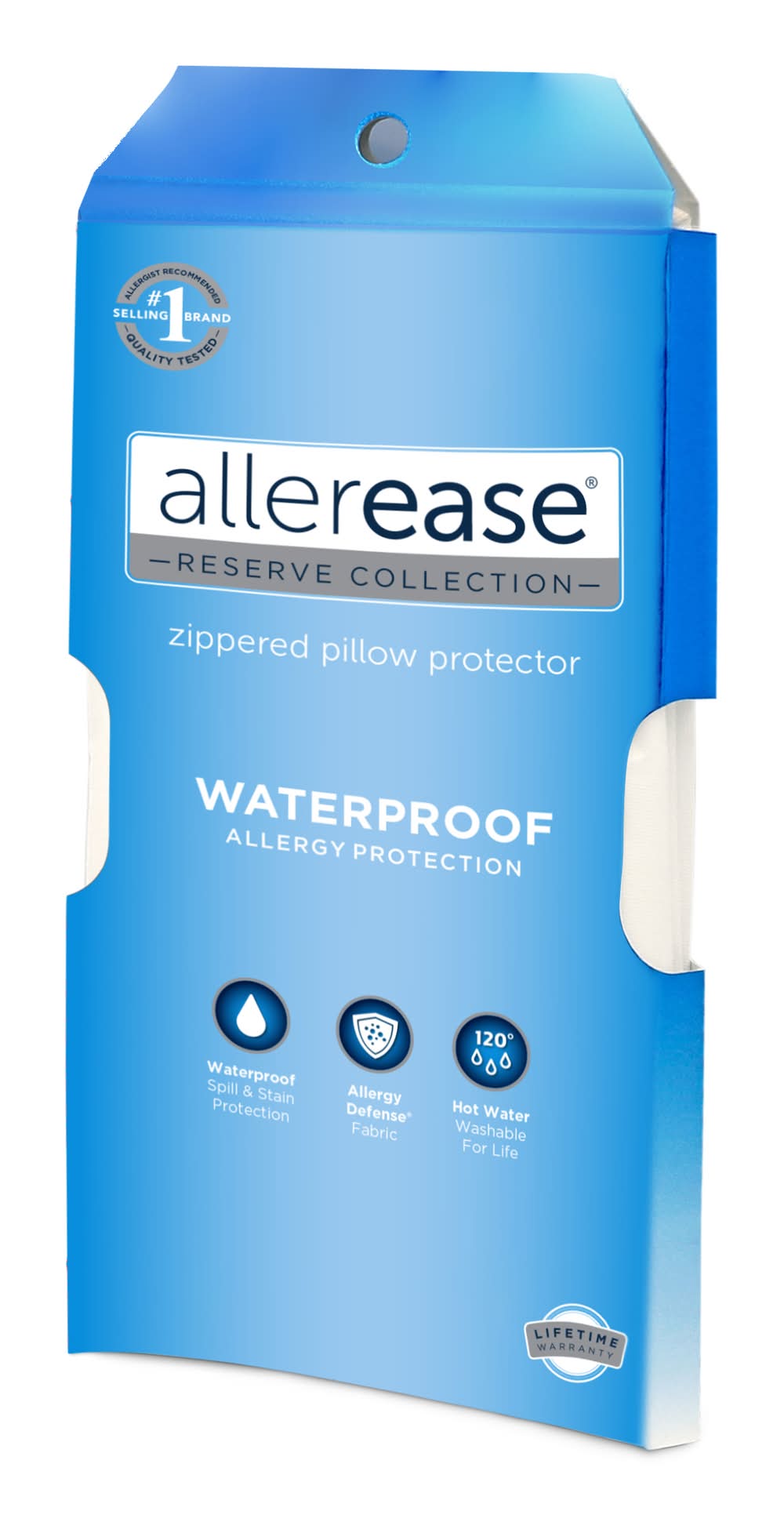 Allerase Waterproof Pillow Protector, Standard/Queen