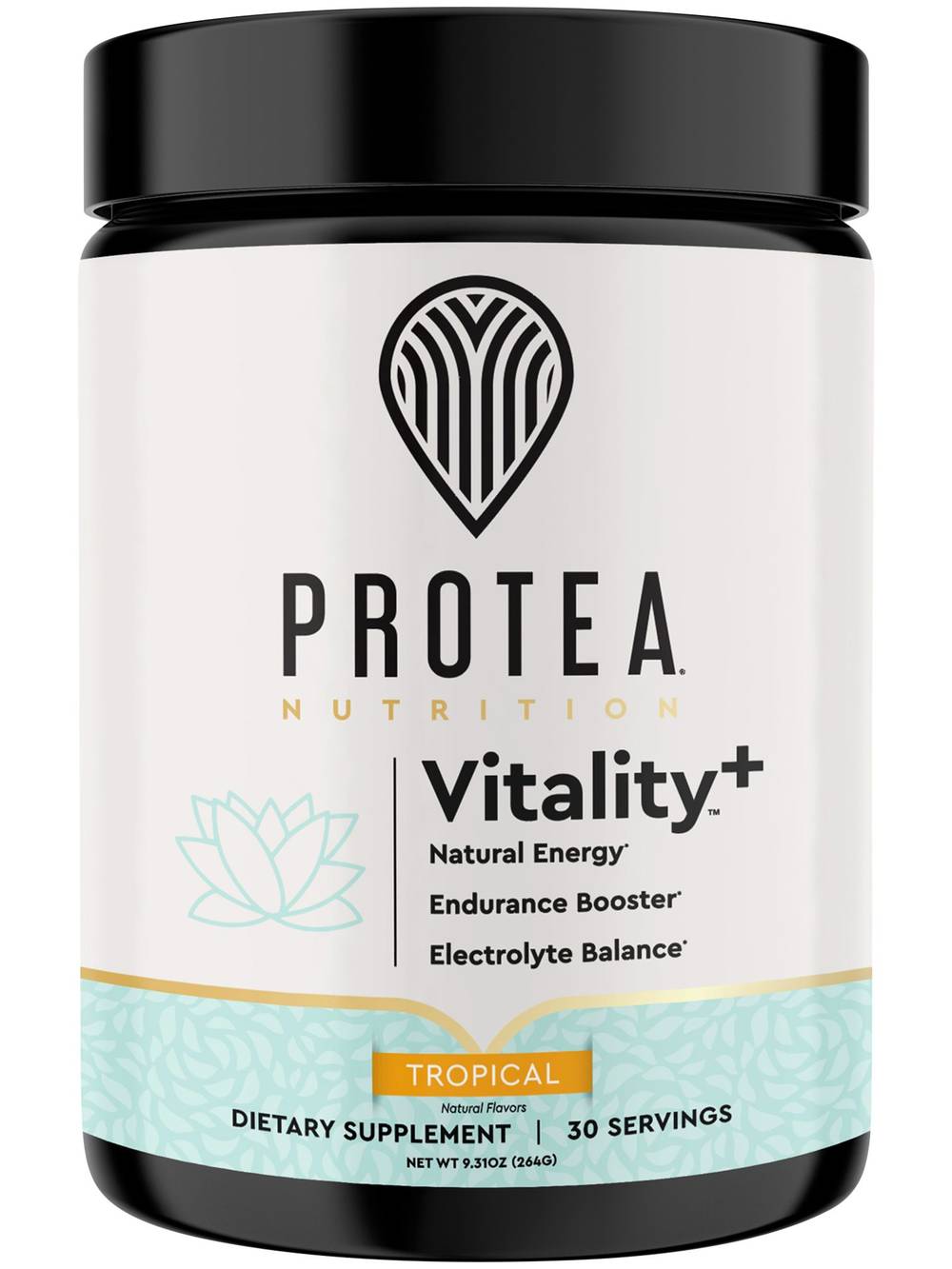 Protea Nutrition Vitality+ Dietary Supplement Powder, Tropical (9.3 oz)