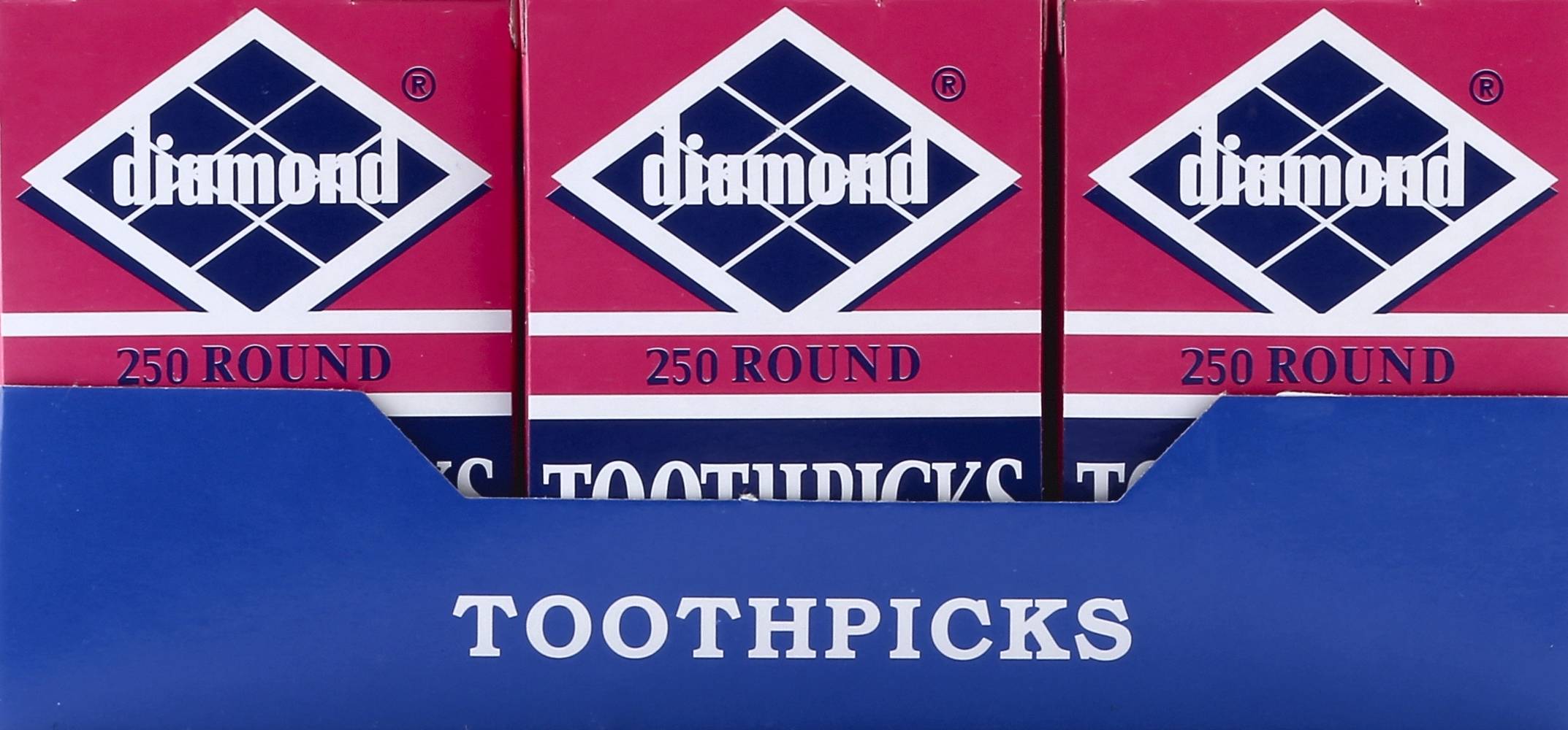 Diamond Round Toothpicks (2.6 oz)