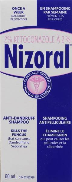 Nizoral Anti-Dandruff Shampoo Ketoconazole 2% (60 ml)