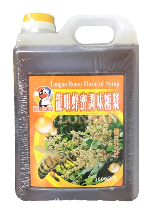 活力家族-龍眼蜂蜜調味糖漿 <3000g克 x 1 x 1Bucket桶>