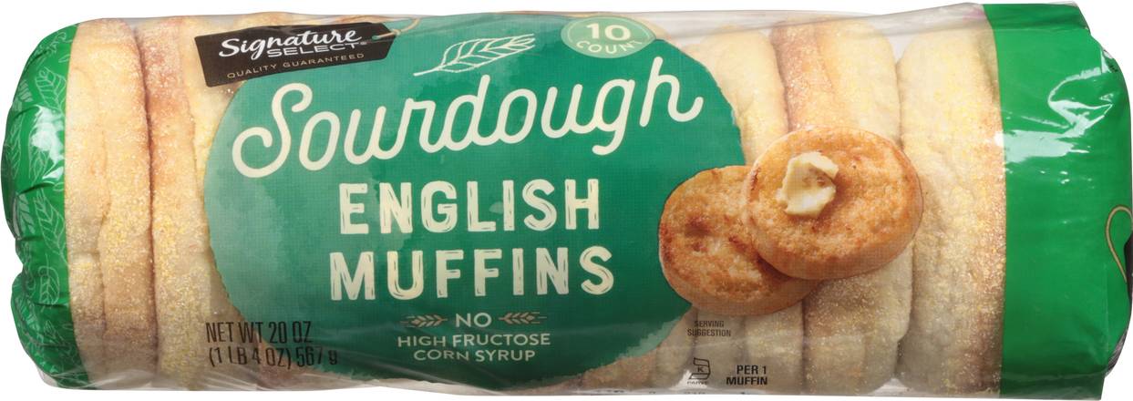 Signature Select Sourdough English Muffins (10 ct)