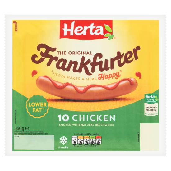 Herta The Original Chicken Frankfurter (10 pack)