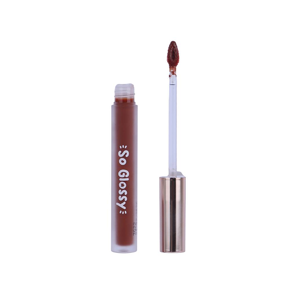 Miniso · Lápiz labial líquido so glossy tono 02