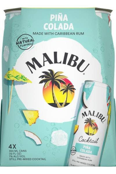 Malibu Pina Colada Cocktails (4 x 355 ml)