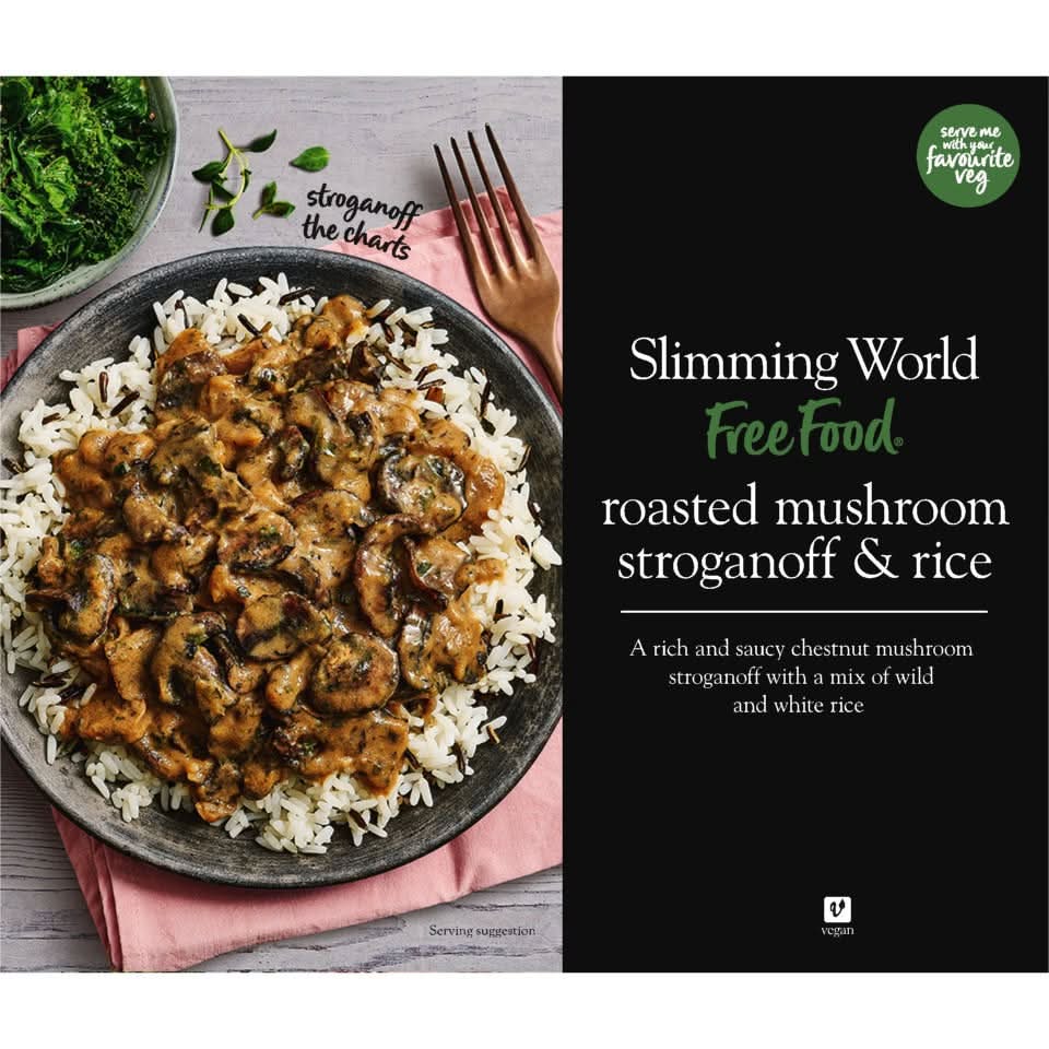 Slimming World Free Food Mushroom Stroganoff & Rice (550g)