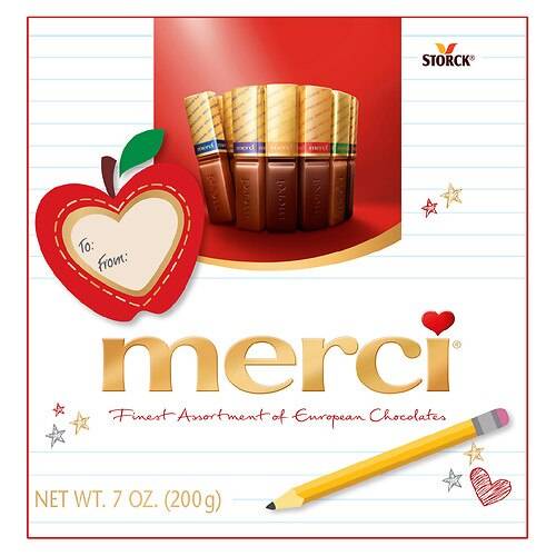 Order Merci Valentine's Finest Assortment of European Chocolate - Teacher Appreciation Box - 7.0 OZ food online from Walgreens store, Tampa on bringmethat.com