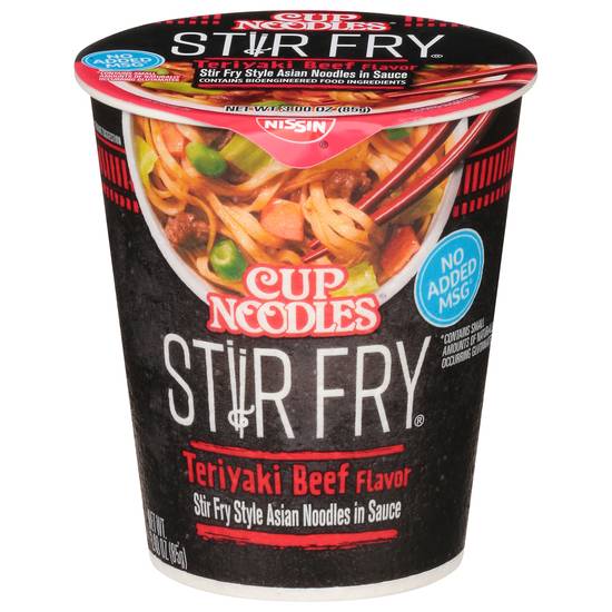 Nissin Stir Fry Cup Noodles (teriyaki beef)