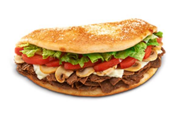 Loaded Steak, Cheese and Mushroom Sub