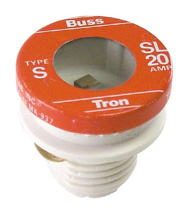 Cooper Bussmann 3 -Pack 20 Amp Time delay Plug Fuse | BP/SL-20-WM
