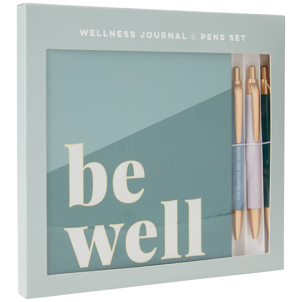 Be Well Wellness Journal & Pens Gift Set