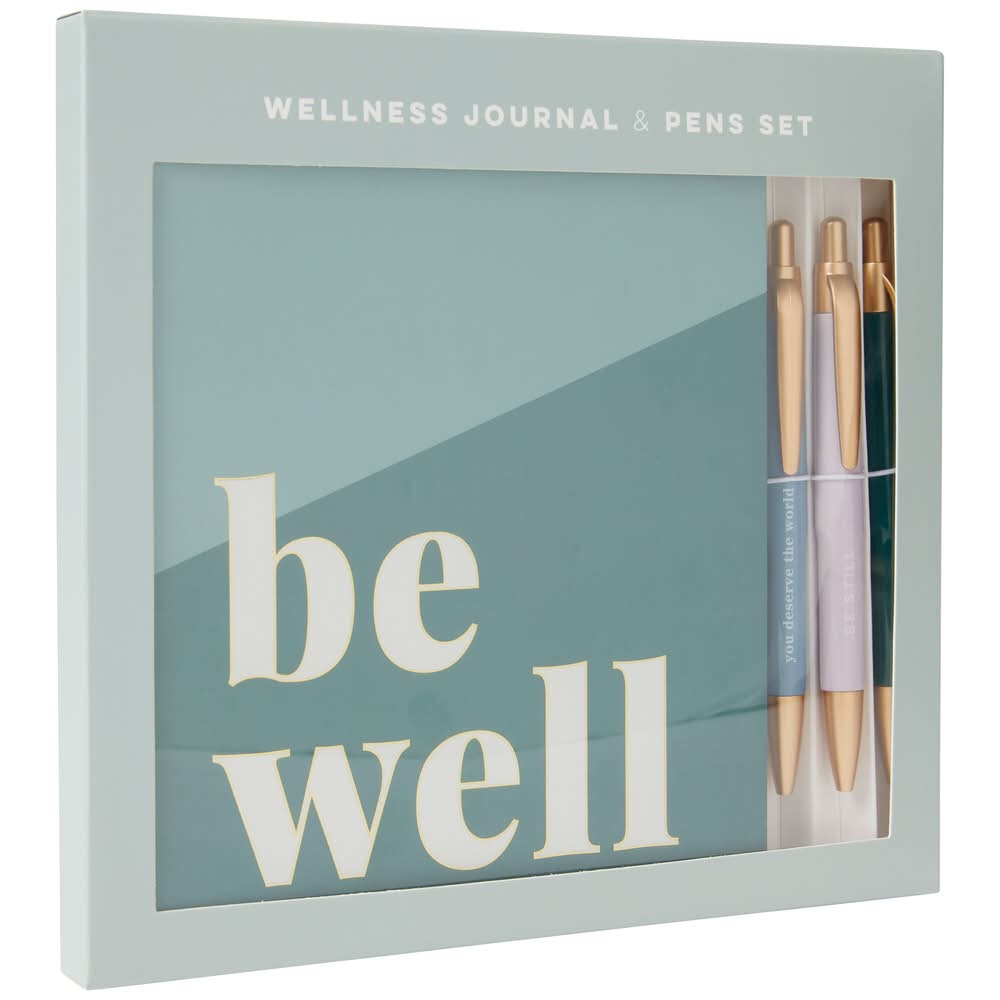 Be Well Wellness Journal & Pens Gift Set