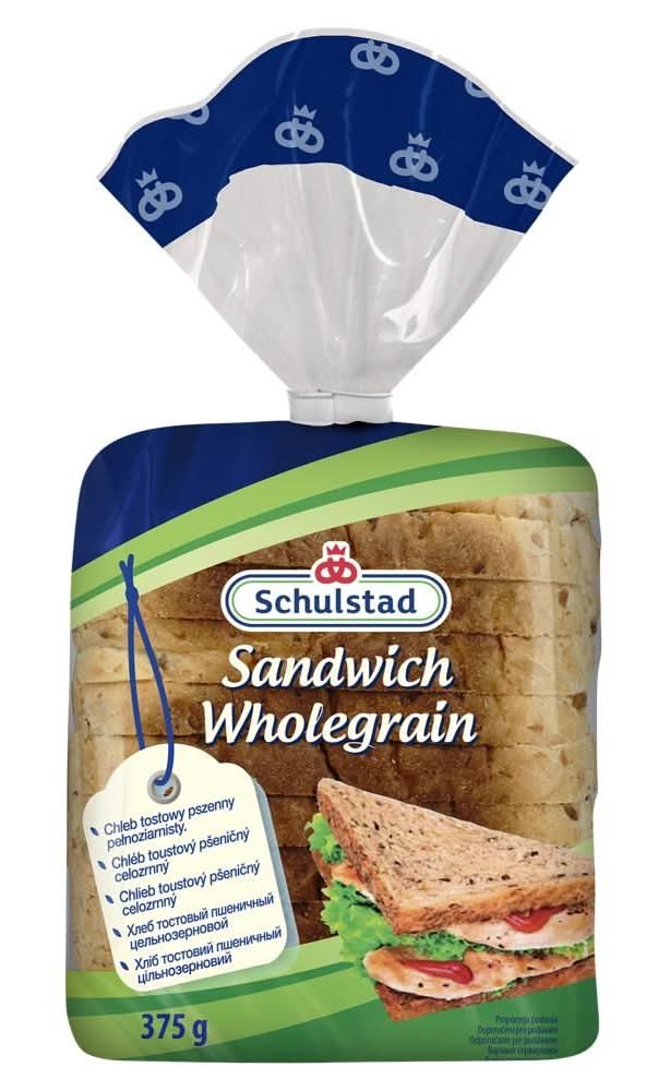 Schulstad Chleb tostowy pszenny pełnoziarnisty 375 g