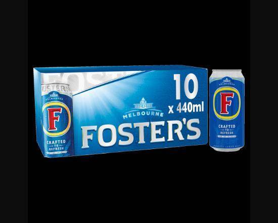 Foster's Lager Beer Can 10x440ml
