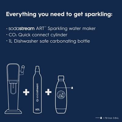 SodaStream Art Sparkling Water Maker, Black