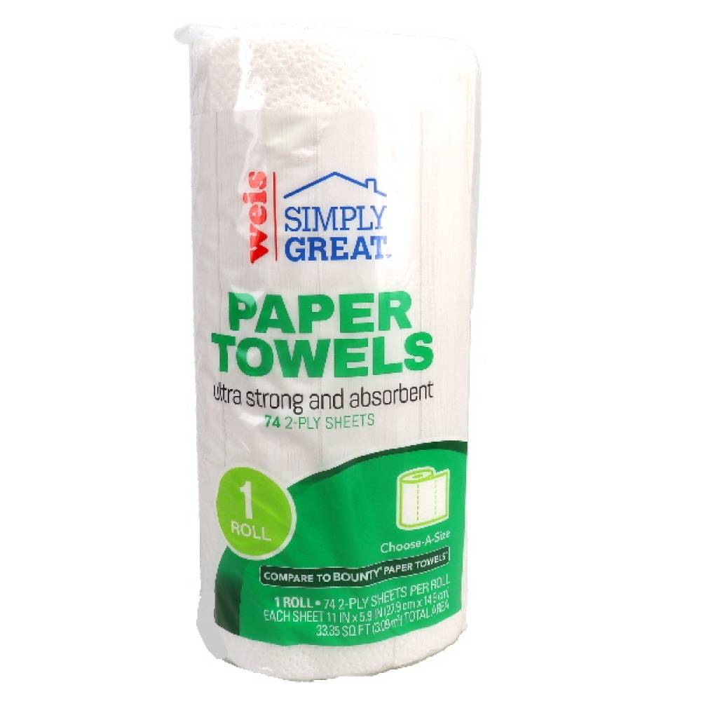 Weis Simply Great Paper Towels Ultra Big Roll Select a Size