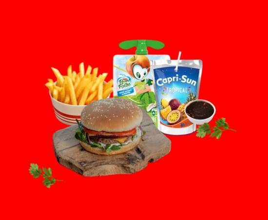 Menu Enfant Cheeseburger : Le Délice des Petits 🍔👶