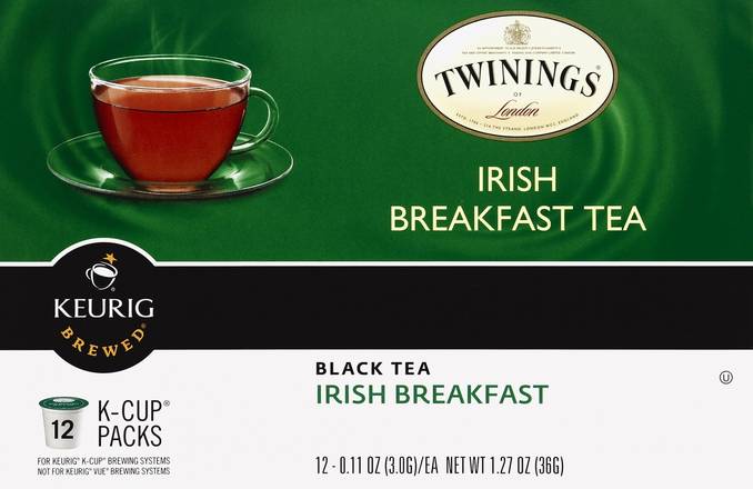 Twinings Irish Breakfast Tea (12 k-cups)