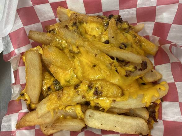 Order Cheezy Bacon Fries food online from Lindburgers store, Jupiter on bringmethat.com