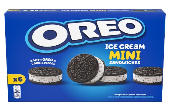 Oreo Vanilla-Chocolate, Mini Ice Cream Sandwich (6 pack)