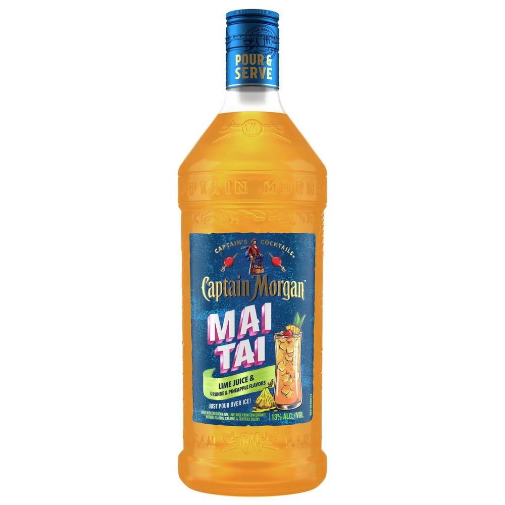 Captain Morgan Mai Tai Variety pack Cocktail (1.75 L)