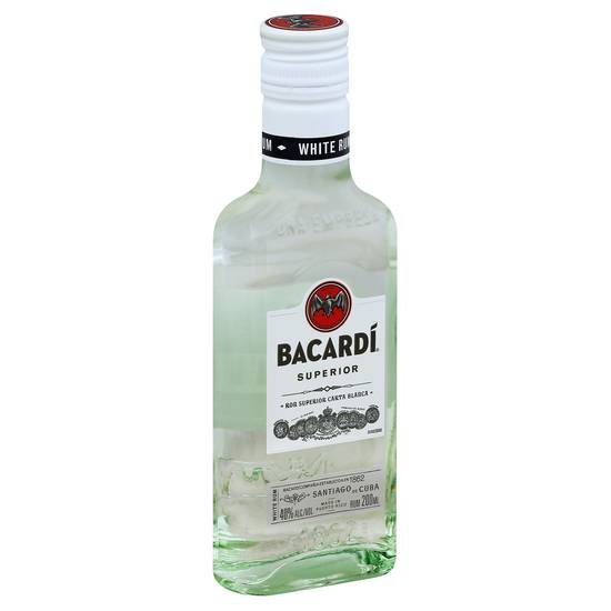 Bacardí Superior Santiago White Rum (200 ml)