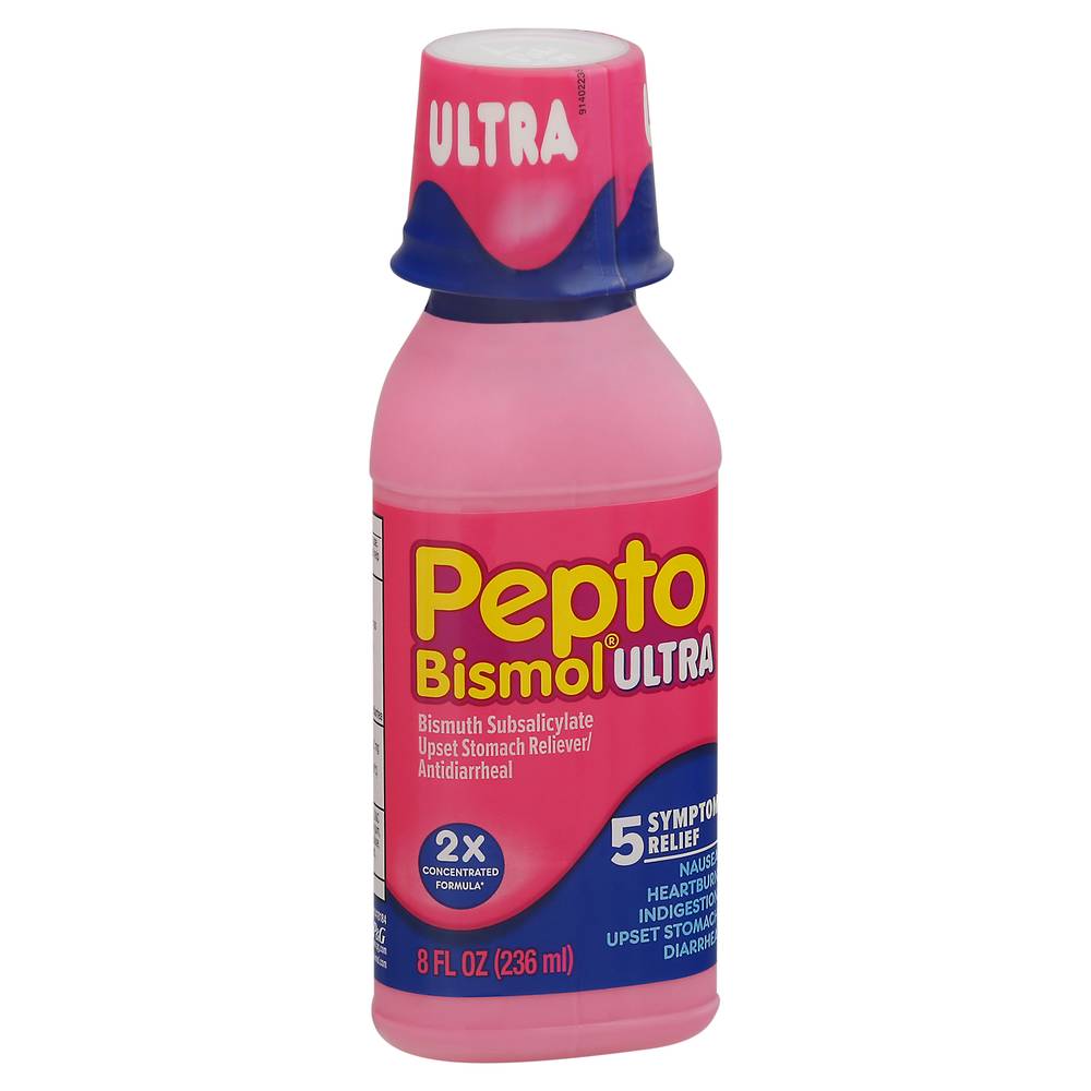 Pepto Bismol Ultra Coat Upset Stomach Reliever & Antidiarrheal